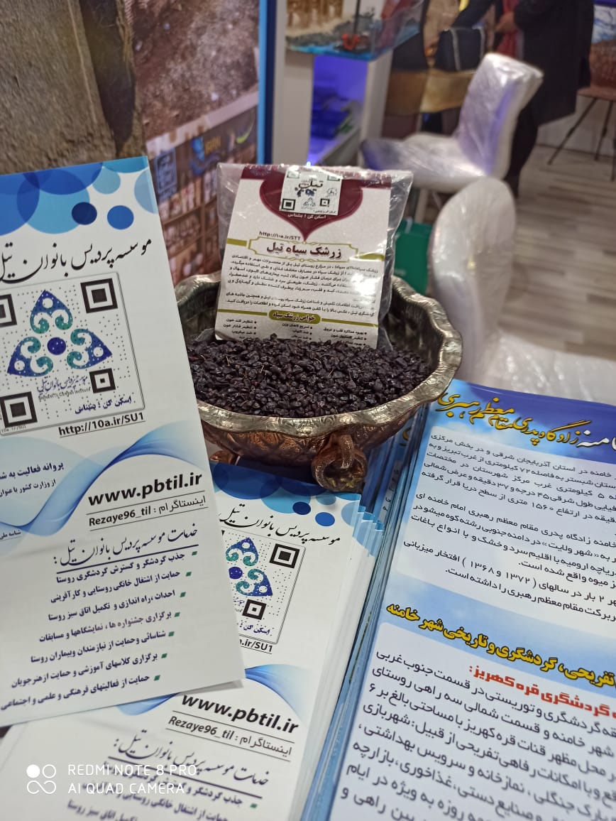 معرفی زرشک تیل در نمایشگاه گردشگری